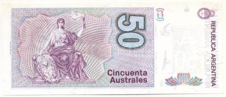 Argentína DN (1989) 50A "RDP, JGF" T:I
Argentina ND (1989) 50 Australes "RDP, JGF&qu...