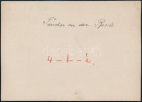 cca 1914-1918 Az Osztrák-Magyar Cs. és Kir. Haditengerészet (K.u.K. Kriegsmarine) búvára merülést vé...