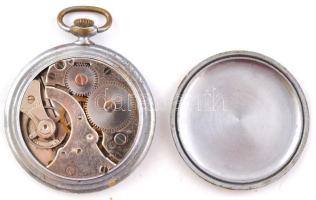 Thiel mechanikus zsebóra, fém tokkal, másodpercmutatós, üveg nélkül, rozsdafoltokkal, nem kipróbált,...