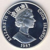 Cook szigetek 1987. 50$ Ag "Olimpia" T:PP Csak 20.000db!