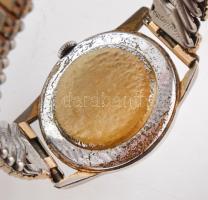 Fero Antimagnetic 15 köves svájci karóra, másodpercmutatós, fém szíjjal, kissé koszos számlappal, ka...