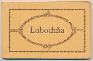 Fenyőháza, Lubochna; Nem-képeslapos füzet 11 lappal: Kollárov Ház, Bratislava és Sip szálloda, fürdő, nyaralók. G. Jilovsky 1922. / non-postcard booklet with 11 cards: hotels, villas, spa