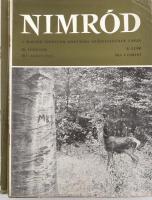 1969-1979 Nimród, a Magyar Vadászok Országos Szövetségének lapja, vadászati folyóirat 49 db száma, v...