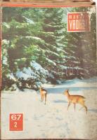 cca 1950-1970 Magyar Vadász, vadászati és vadgazdálkodási folyóirat 35 db száma, vegyes állapotban