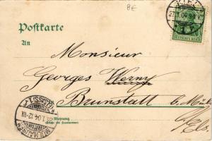 1904 Alle Mann! Kaiserliche Marine Matrosen / Német matrózok a fedélzeten / German Navy mariners. Br...