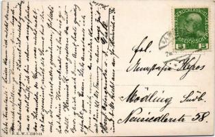 1915 Tüzérharc / Artilleriekampf / WWI K.u.K. military art postcard. B.K.W.I. 259-41. (EK)