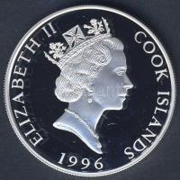 Cook szigetek 1996. 5$ Ag "Olimpia-rúdugrás, futás" T:PP Csak 20.000db!