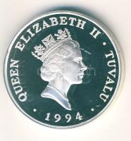 Tuvalu 1994. 20$ Ag "Olimpiai játékok-úszás" T:PP