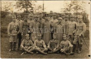 1915 Kaba, K.u.k. Offizierskorps des XV. Marschbaons / Cs. és kir. 15. zászlóalj tisztikara / WWI Austro-Hungarian military officers. photo