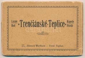 Trencsénteplic, Trencianske Teplice; képeslapfüzet 10 képeslappal / postcard booklet with 10 postcards