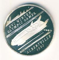 Afganisztán 1989. 500A Ag "Olimpia-bobozás" T:PP Csak 10.000db!