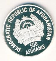 Afganisztán 1989. 500A Ag "Olimpia-bobozás" T:PP Csak 10.000db!