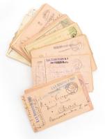 cca 1914-1918 I. világháborús tábori posta levelezőlapok, kb. 50 db, mind egy névre (Kriegner Emil) címezve