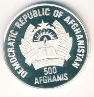 Afganisztán 1989. 500A Ag "Olimpia-bobozás" T:PP Csak 10.000db!