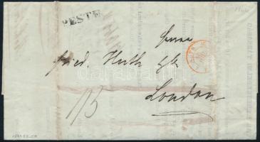 1844 A Magyar Kereskedelmi Társaság megalakulásáról valamint az első részvény-részlet-befizetés szól...