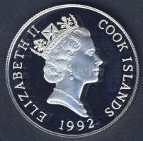 Cook-szigetek 1992. 1$ Ag "Sir Francis Drake" T:PP