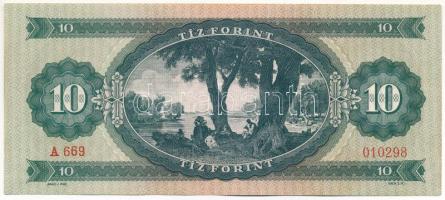 1957. 10Ft "A 669 010298" T:III szép papír
Adamo F4