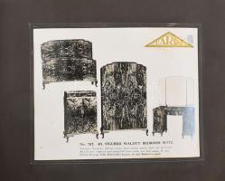 1933 Cardo Faipar és Bútor Kereskedelmi Rt. győri gyárának exportja Angliába, 1933. április 1.-től 1...