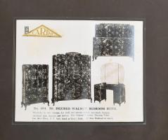 1933 Cardo Faipar és Bútor Kereskedelmi Rt. győri gyárának exportja Angliába, 1933. április 1.-től 1...