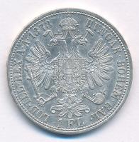 Ausztria 1873. 1Fl Ag "Ferenc József" T:2,2- Austria 1873. 1 Florin Ag "Franz Joseph&...
