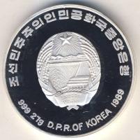 Észak-Korea 1989. 500W Ag "Olimpia-diszkoszvetés" T:PP