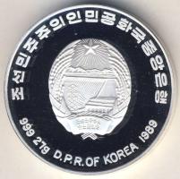 Észak-Korea 1989. 500W Ag "Olimpia-diszkoszvetés" T:PP