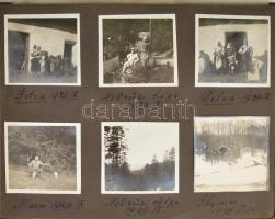 cca 1885-1950 ghymesi és gácsi gróf Forgách-család hagyatéka, benne 1927-1930 kirándulások, nyaralás...