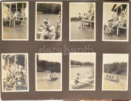 cca 1885-1950 ghymesi és gácsi gróf Forgách-család hagyatéka, benne 1927-1930 kirándulások, nyaralás...