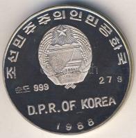 Észak-Korea 1988. 500W Ag "Gorch Fock, hajó" T:PP