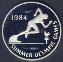 Jamaica 1984. 10$ Ag "Olimpia-futás" T:PP Csak 10.000db!