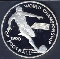 Jamaica 1990. 25$ Ag "Labdarúgó VB" T:PP