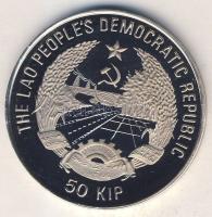 Laosz 1989. 50K Ag "Olimpia-vízilabda" T:PP