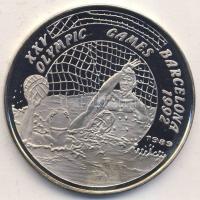 Laosz 1989. 50K Ag "Olimpia-vízilabda" T:PP