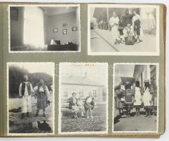 1939 Kárpátalja fotóalbum a bevonulás, visszacsatoláskor készített fényképekkel. 95 db fotó magyar c...