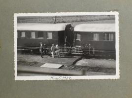 1939 Kárpátalja fotóalbum a bevonulás, visszacsatoláskor készített fényképekkel. 95 db fotó magyar c...