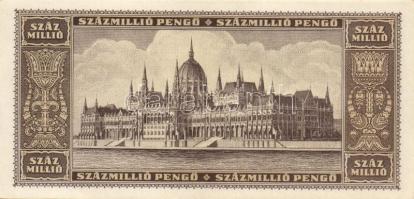 1946. 100.000.000P (3x) kis ugrású sorszámokkal T:I,I-