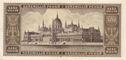 1946. 100.000.000P (3x) kis ugrású sorszámokkal T:I,I-