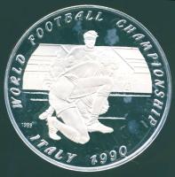 Laosz 1989. 50K Ag "Labdarúgó VB" T:PP Csak 5000db!