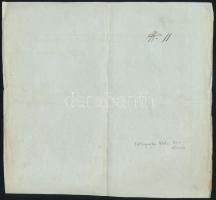 1862 Nyugta, Sárvár / Receipt