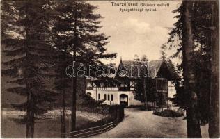 1911 Thurzófüred, Kupele Turzo (Gölnicbánya, Gelnica); Igazgatósági épület. Feitzinger Ede No. 734. / Direktionsgebäude / directorates office, villa (r)