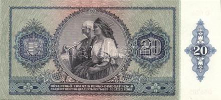 1941. 20P (5x) egymás utáni ill. kis ugrású sorszámokkal T:I,I-