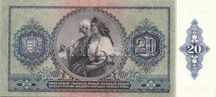 1941. 20P (5x) egymás utáni ill. kis ugrású sorszámokkal T:I,I-