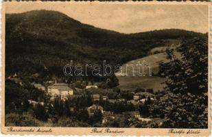 1930 Bártfa, Bártfafürdő, Bardejovské Kúpele, Bardiov, Bardejov; látkép / Totalansicht / general view, spa (EB)