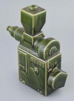 Rehau szerszám formájú porcelán váza, jelzés nélkül, hibátlan, m: 24,5 cm