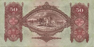 1932. 50P (3x) egymás utáni ill. kis ugrású sorszámokkal T:I,II+(egy darab)