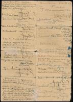 1946-1948 Internálási iratok és annak feloldó határozata