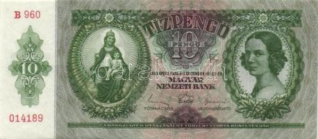 1936. 10P (6x) egymás utáni ill. kis ugrású sorszámokkal T:II+