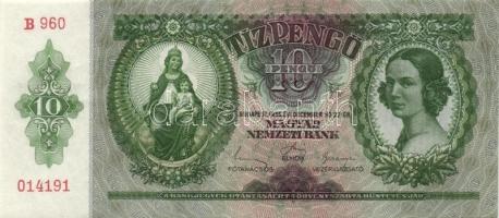 1936. 10P (6x) egymás utáni ill. kis ugrású sorszámokkal T:II+