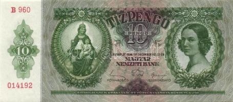 1936. 10P (6x) egymás utáni ill. kis ugrású sorszámokkal T:II+