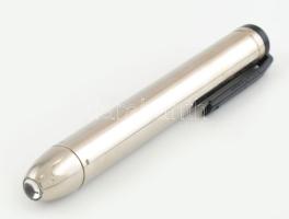 MOM zsebmikroszkóp és jelzetlen lámpa. Működik, h: 13 cm